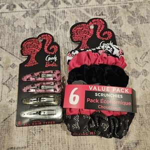 Goodie x Barbie scrunchie beret set